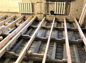 Устройство лаг для пола