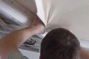 Демонтаж подвесных потолков