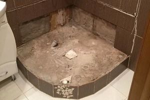 Демонтаж душевой кабины