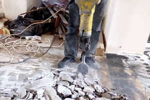 Демонтаж стяжки