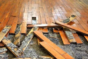 Демонтаж ламината