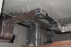 Демонтаж вентиляции (ванная комната, кухня)