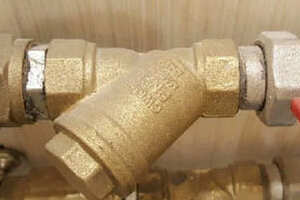 Демонтаж фильтра грубой очистки