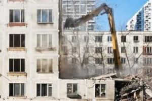 Демонтаж панельного дома