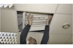 Демонтаж светильников